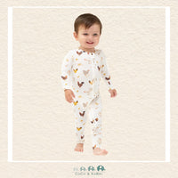 Angel Dear: Collector Chickens - 2 Way Zipper Romper, CoCo & KaBri Children's Boutique