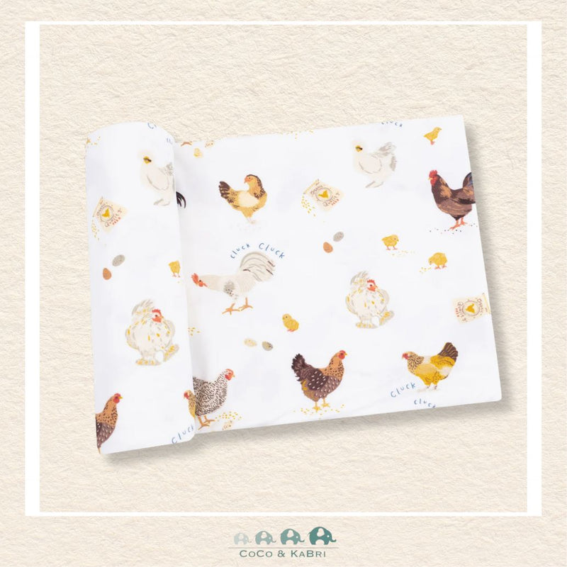 Angel Dear: Collector Chickens - Swaddle Blanket, CoCo & KaBri Children's Boutique