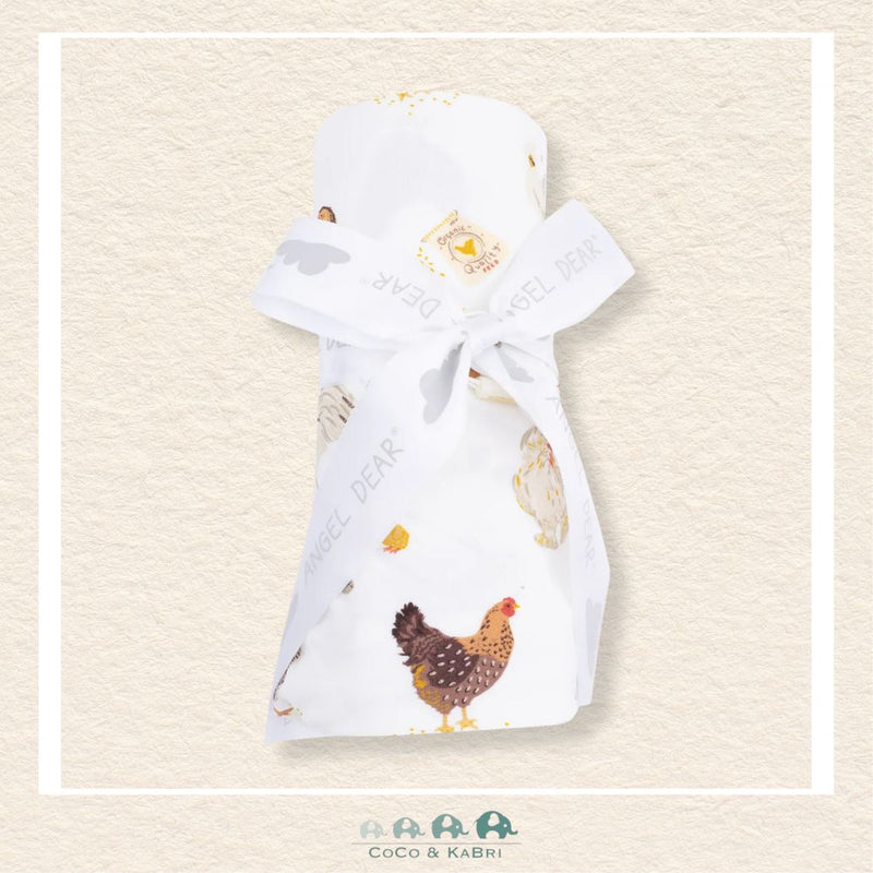Angel Dear: Collector Chickens - Swaddle Blanket, CoCo & KaBri Children's Boutique