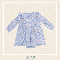 Angel Dear Country Calico - Ruffle Long Sleeve Bodysuit Dress, CoCo & KaBri Children's Boutique