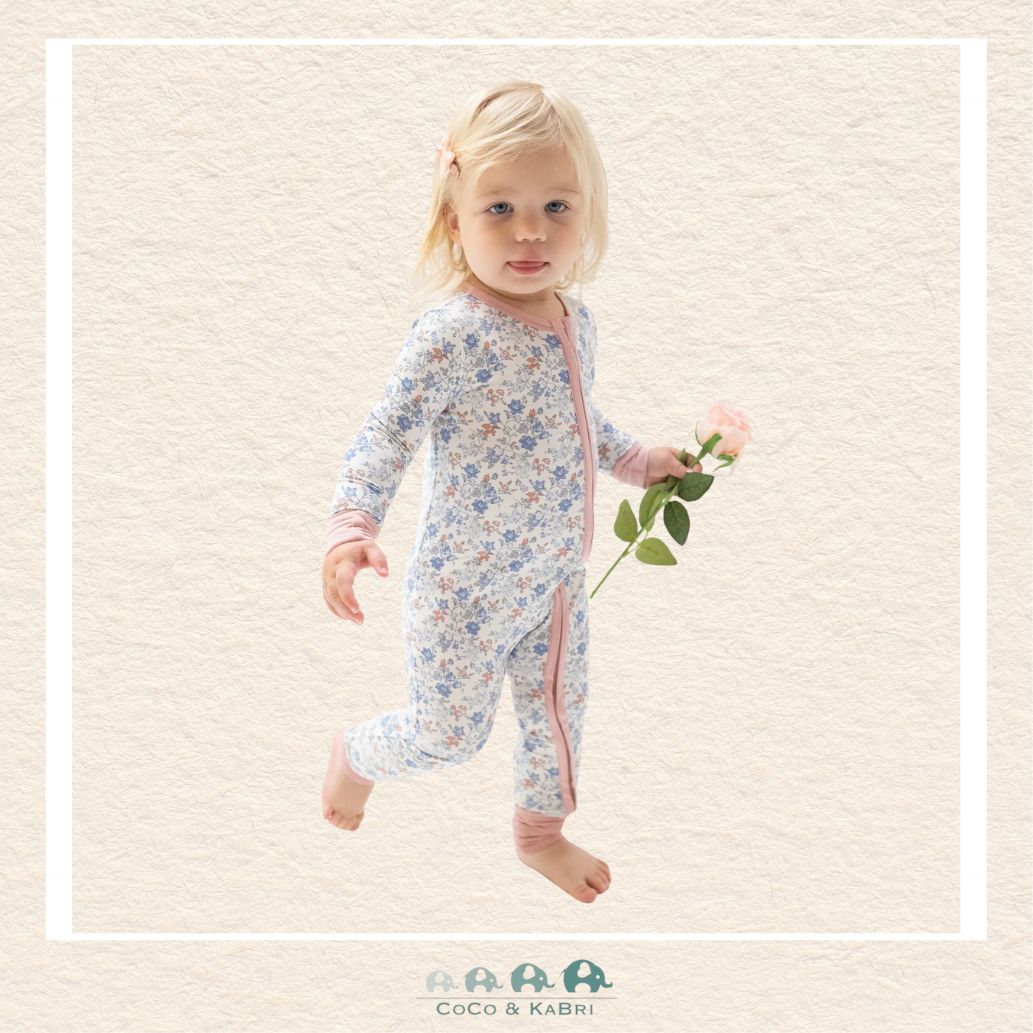 Angel Dear: Country Girl Floral - 2 Way Zipper Romper, CoCo & KaBri Children's Boutique