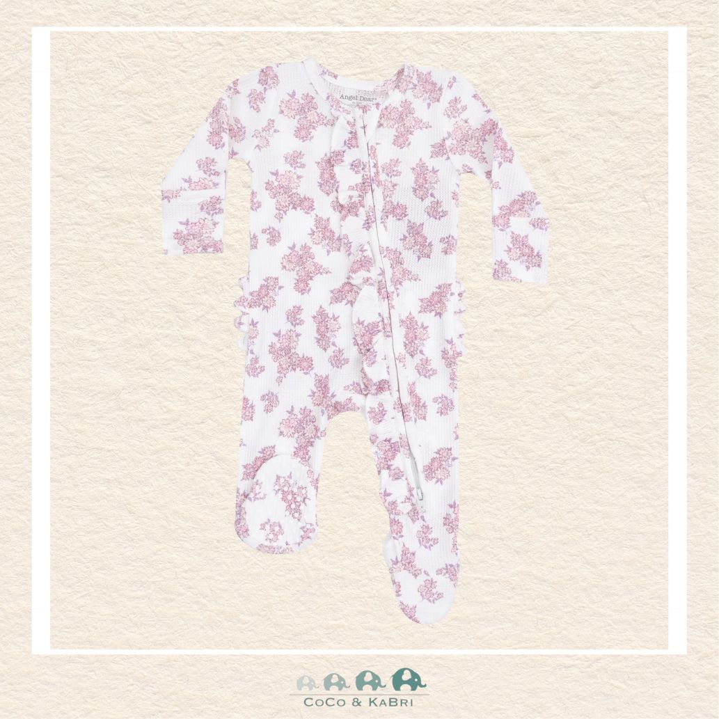 Angel Dear: Countryside Coreopsis - 2 Way Ruffle Zipper Footie, CoCo & KaBri Children's Boutique