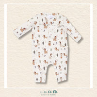 Angel Dear: Cowboy Dogs - Bamboo Uni Romper, CoCo & KaBri Children's Boutique