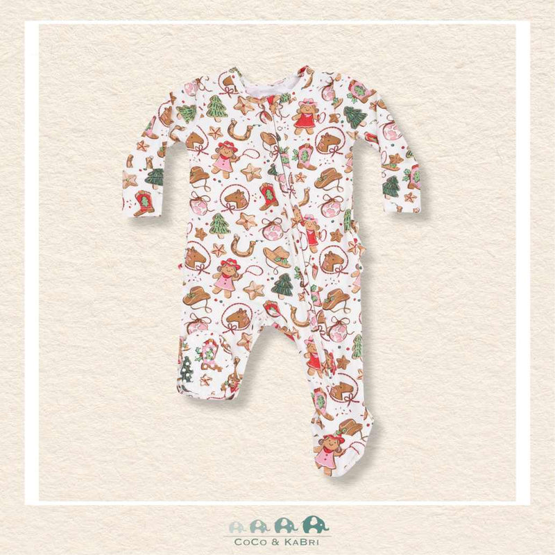 Angel Dear: Cowgirl Christmas Cookies (Pink) - 2 Way Zipper Footie, CoCo & KaBri Children's Boutique
