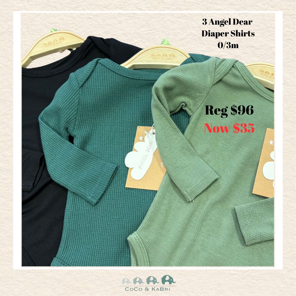 Angel Dear Diaper Shirt Bundle, CoCo & KaBri Children's Boutique