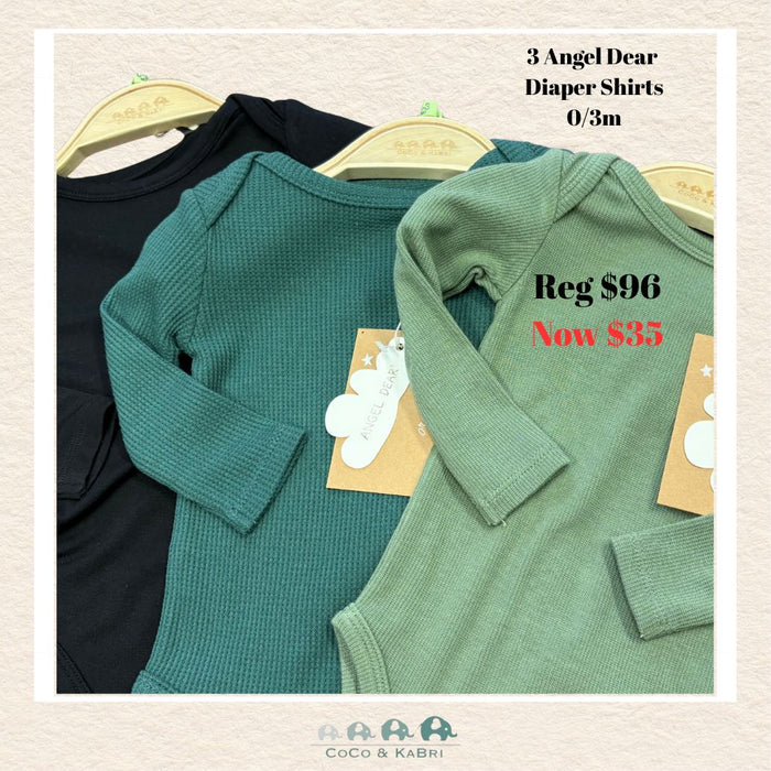 Angel Dear Diaper Shirt Bundle, CoCo & KaBri Children's Boutique