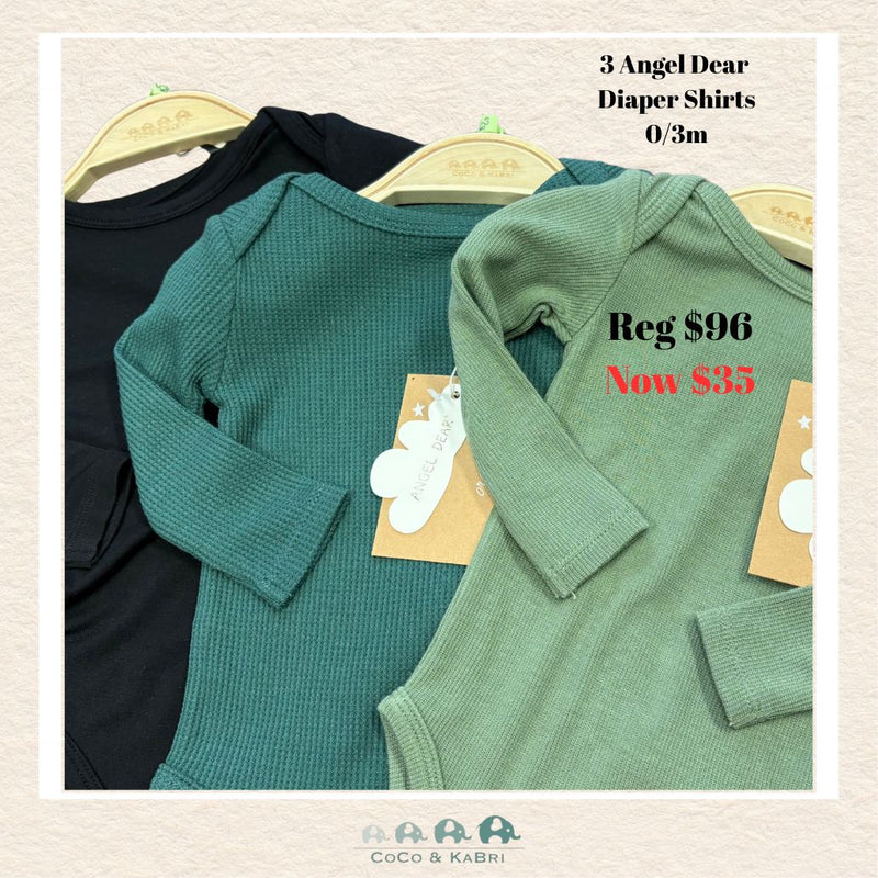 Angel Dear Diaper Shirt Bundle, CoCo & KaBri Children's Boutique