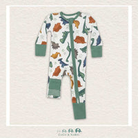 Angel Dear Dino Rocks 2 Way Zipper Romper, CoCo & KaBri Children's Boutique