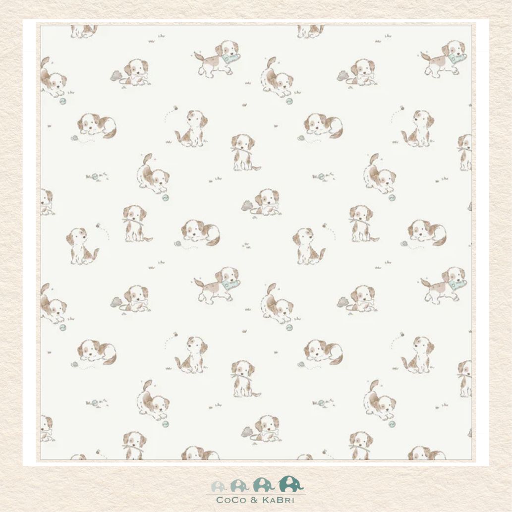 Angel Dear: Explorer Puppy - Bandana Bib, View of Pattern, CoCo & KaBri Children's Boutique, Brooks Alberta Canada