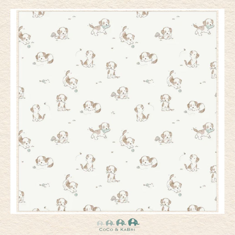 Angel Dear: Explorer Puppy - Bandana Bib, View of Pattern, CoCo & KaBri Children's Boutique, Brooks Alberta Canada