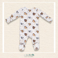Back view of Angel Dear farm-themed sleeper showing the high-quality construction and comfortable flexible fit | Canada