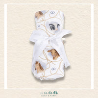 Angel Dear: Farm Animals Rope Cameos Uni - Swaddle Blanket, CoCo & KaBri Children's Boutique Brooks Alberta Canada