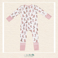 Angel Dear: Future Cowgirl - 2 Way Zipper Romper, CoCo & KaBri Children's Boutique