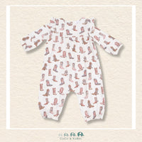 Angel Dear: Future Cowgirl - Bamboo Ruffle Sleeve Romper, CoCo & KaBri Children's Boutique