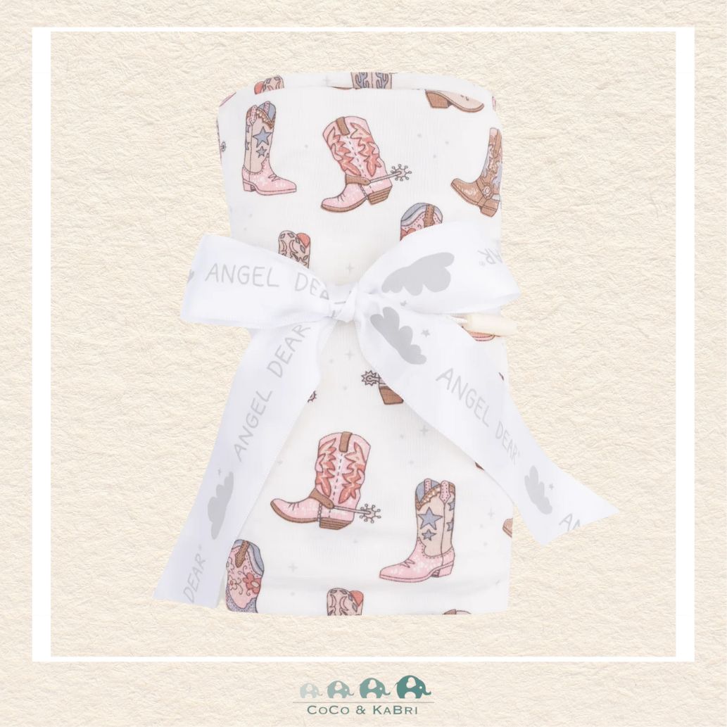 Angel Dear: Future Cowgirl - Swaddle Blanket, CoCo & KaBri Children's Boutique