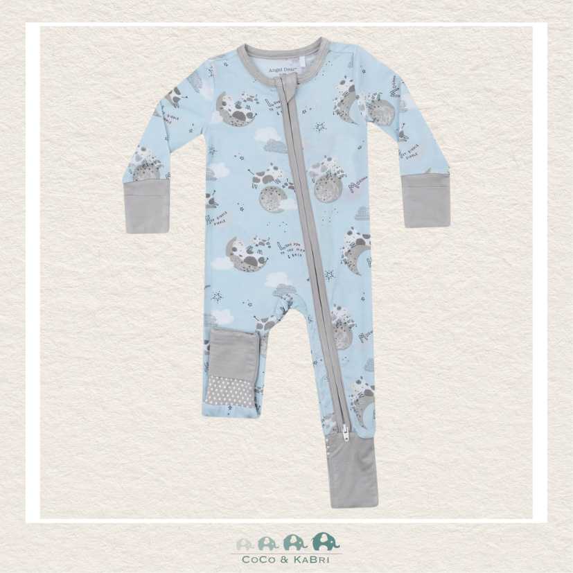Angel Dear I Love You To The Moon Cows - 2 Way Zipper Romper, CoCo & KaBri Children's Boutique
