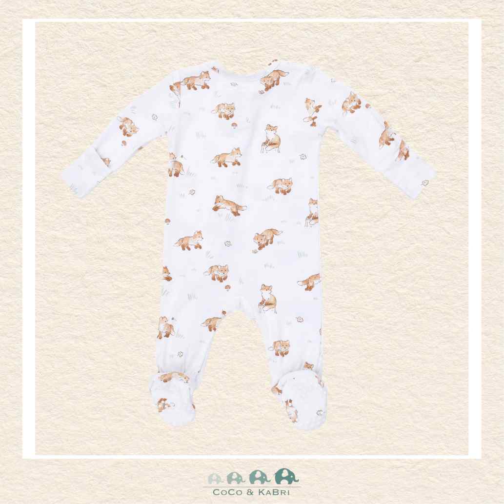 Angel Dear: Little Explorer Fox - 2 Way Zipper Footie, CoCo & KaBri Children's Boutique, Brooks Alberta Canada