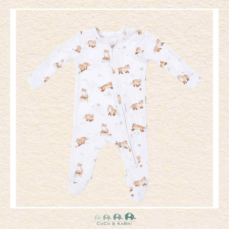 Angel Dear: Little Explorer Fox - 2 Way Zipper Footie, CoCo & KaBri Children's Boutique, Brooks Alberta Canada