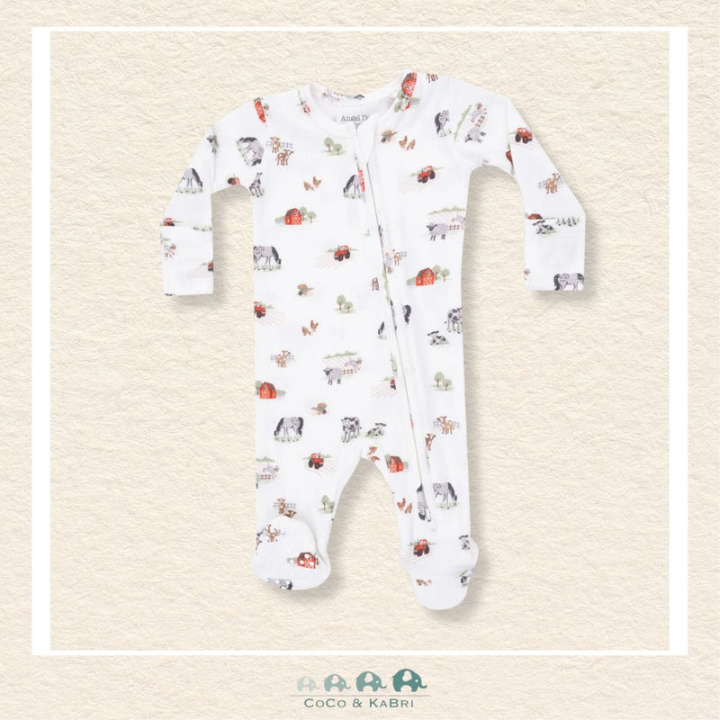 Angel Dear: Little Farm - 2 Way Zipper Footie, CoCo & KaBri Children's Boutique