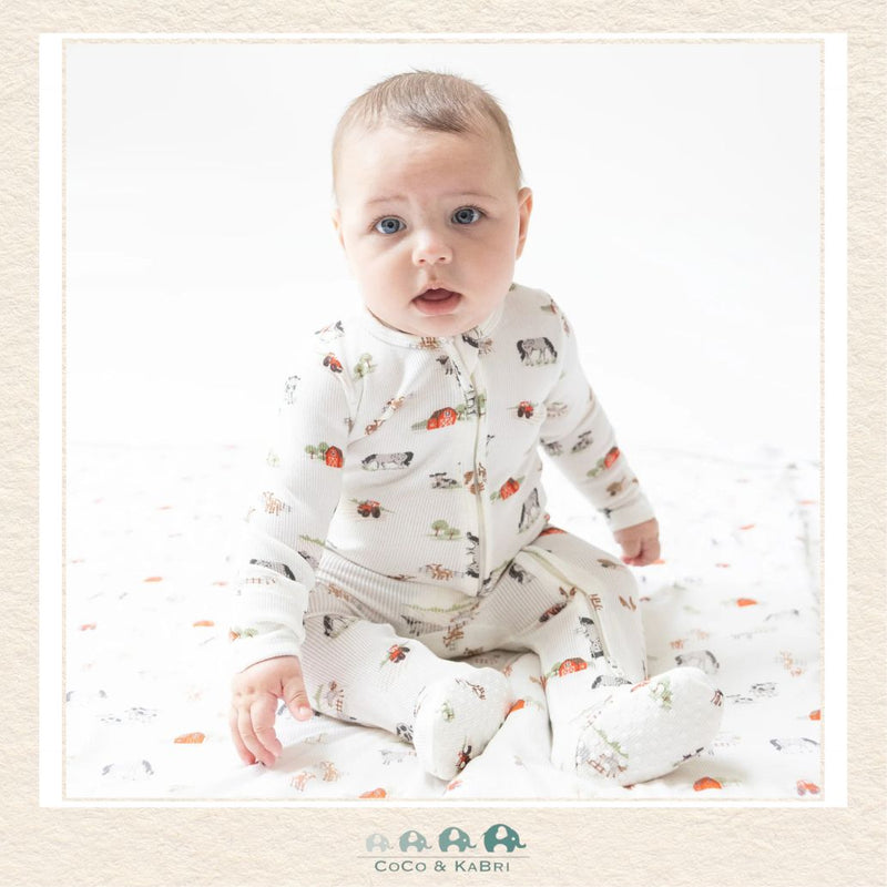 Angel Dear: Little Farm - 2 Way Zipper Footie, CoCo & KaBri Children's Boutique
