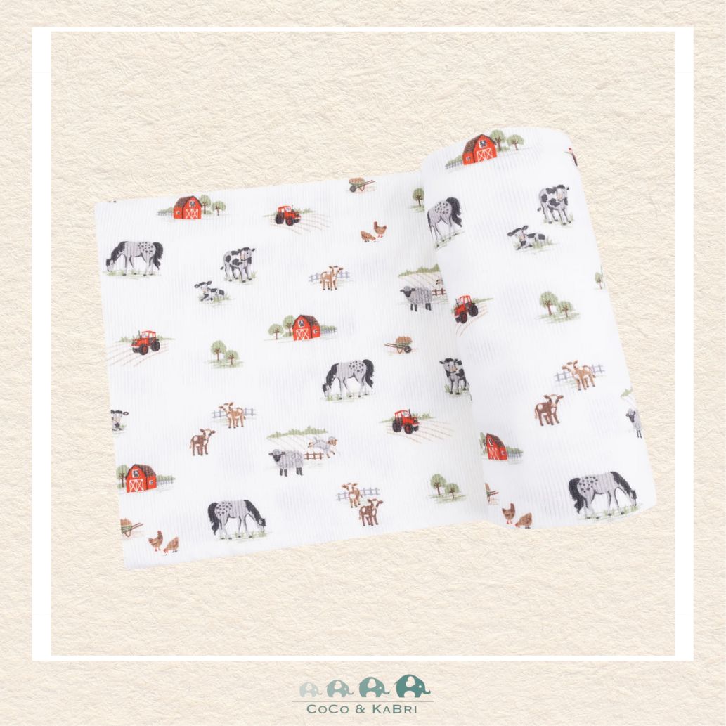 Angel Dear: Little Farm - Swaddle Blanket, CoCo & KaBri Children's Boutique