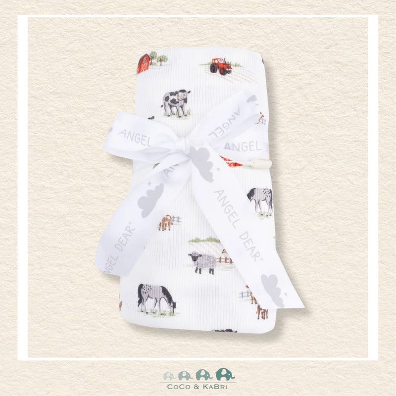 Angel Dear: Little Farm - Swaddle Blanket, CoCo & KaBri Children's Boutique