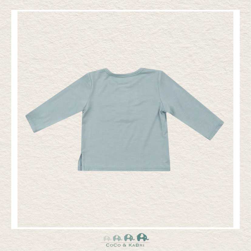 Angel Dear Long Sleeve Henley Tee - Gray Mist, CoCo & KaBri Children's Boutique