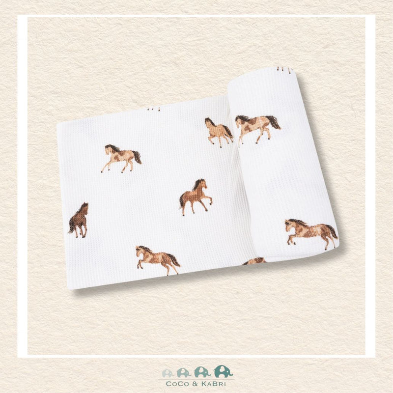 Angel Dear: Mini Horses - Swaddle Blanket, CoCo & KaBri Children's Boutique
