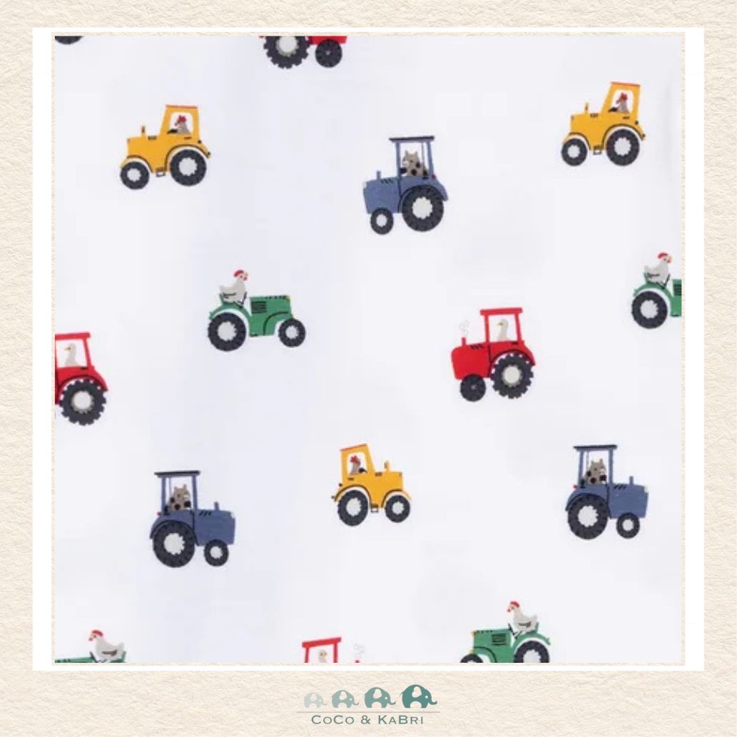 Angel Dear: Mini Tractors - 2 Way Zipper Romper, CoCo & KaBri Children's Boutique