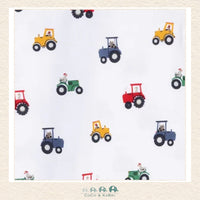 Angel Dear: Mini Tractors - 2 Way Zipper Romper, CoCo & KaBri Children's Boutique