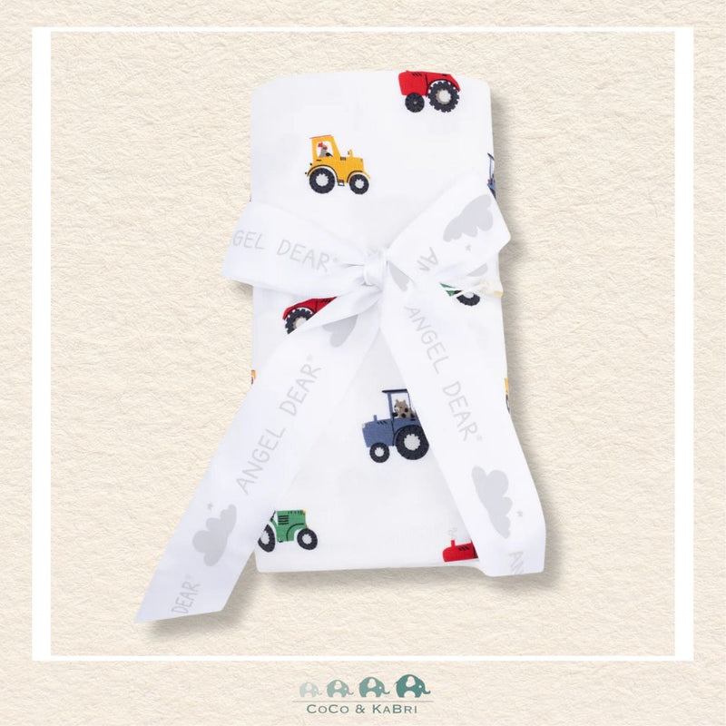 Angel Dear: Mini Tractors - Swaddle Blanket, CoCo & KaBri Children's Boutique
