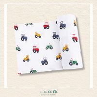 Angel Dear: Mini Tractors - Swaddle Blanket, CoCo & KaBri Children's Boutique