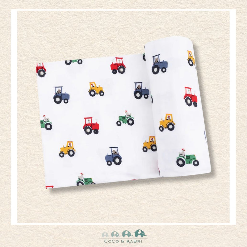 Angel Dear: Mini Tractors - Swaddle Blanket, CoCo & KaBri Children's Boutique