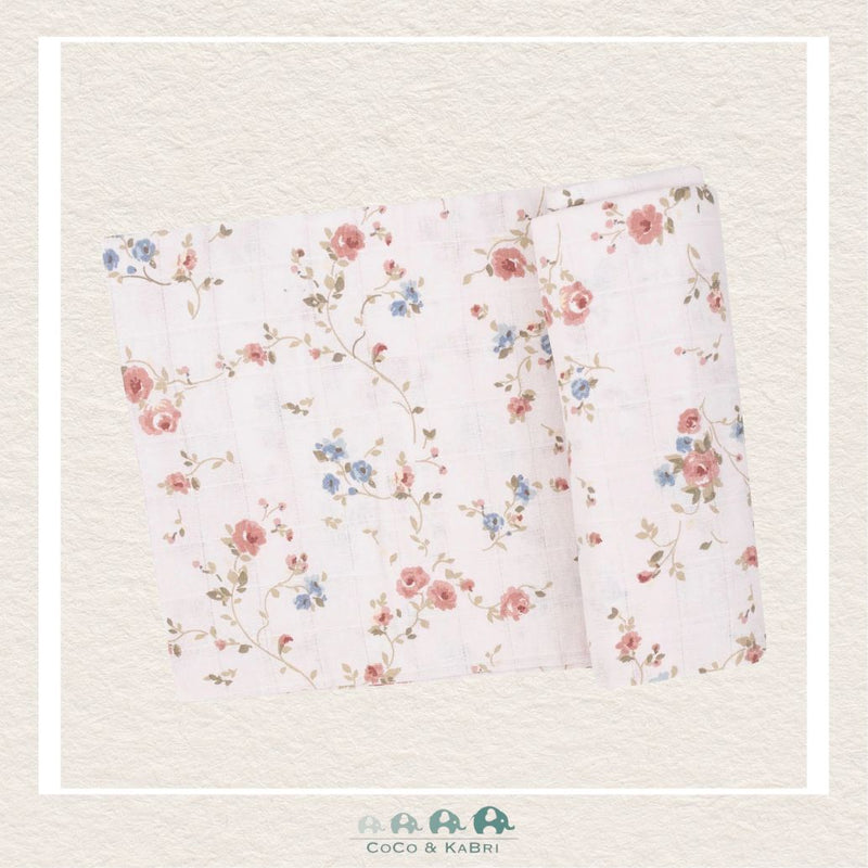 Angel Dear: Muslin Climbing Roses Swaddle Blanket, CoCo & KaBri Children's Boutique