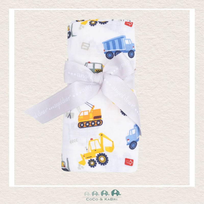 Angel Dear: Muslin Cool Construction Swaddle Blanket, CoCo & KaBri Children's Boutique