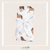 Angel Dear Muslin Horses Swaddle Blanket, CoCo & KaBri Children's Boutique