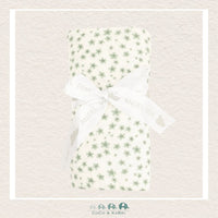 Angel Dear Muslin Jadeite Simple Floral Swaddle Blanket, CoCo & KaBri Children's Boutique