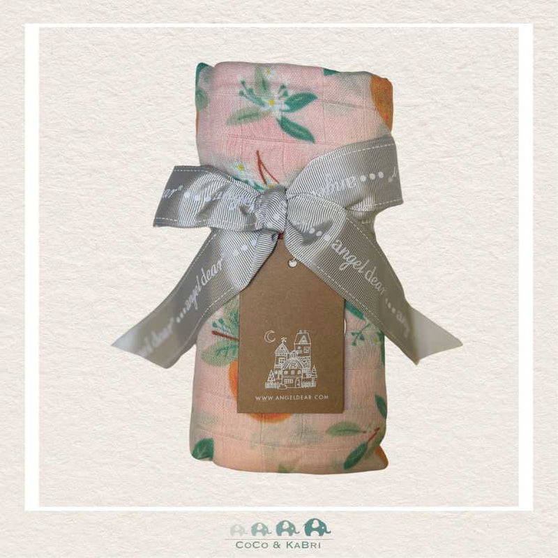 Angel Dear Muslin Swaddle Blanket - Orange Blossom, CoCo & KaBri Children's Boutique