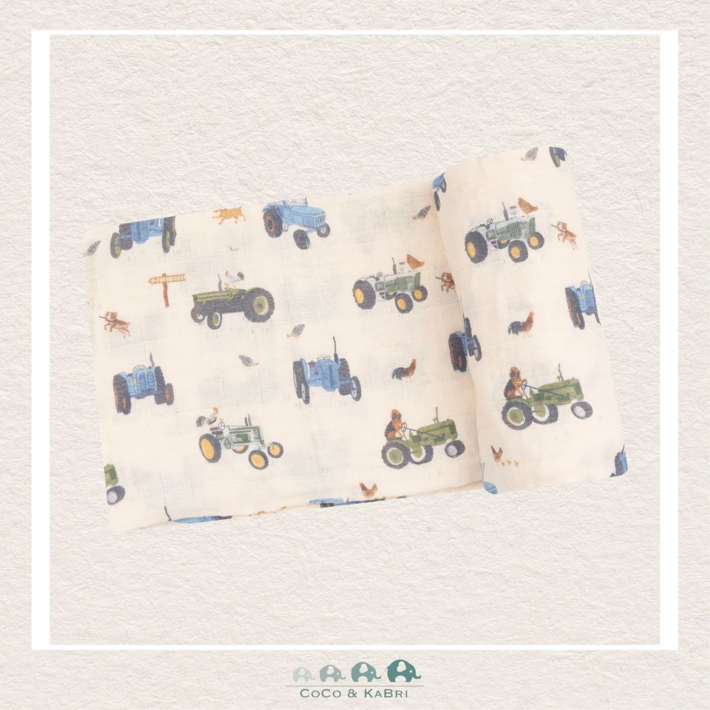 Angel Dear Muslin Tractors And Friends Swaddle Blanket, CoCo & KaBri Children's Boutique