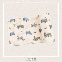 Angel Dear Muslin Tractors And Friends Swaddle Blanket, CoCo & KaBri Children's Boutique