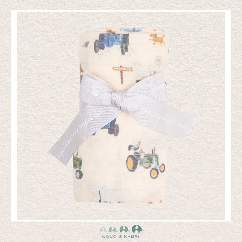 Angel Dear Muslin Tractors And Friends Swaddle Blanket, CoCo & KaBri Children's Boutique