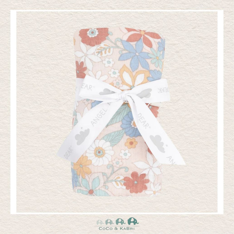 Angel Dear Muslin Tropical Retro Floral Swaddle Blanket, CoCo & KaBri Children's Boutique