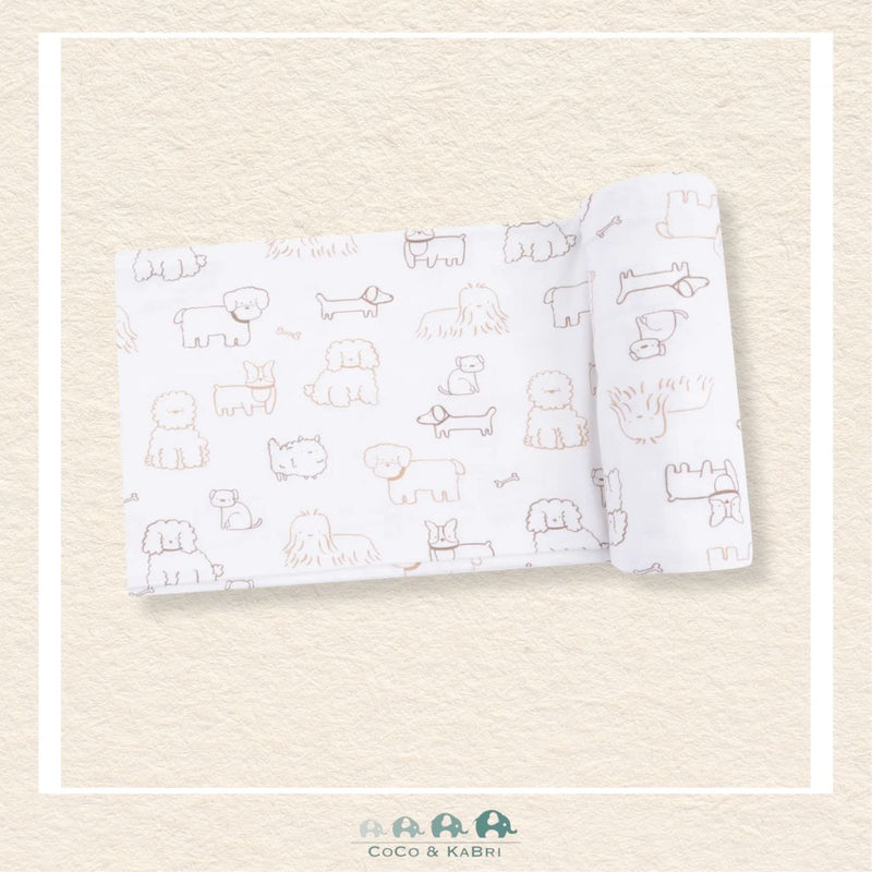 Angel Dear: Neutral Pups Swaddle Blanket, CoCo & KaBri Children's Boutique