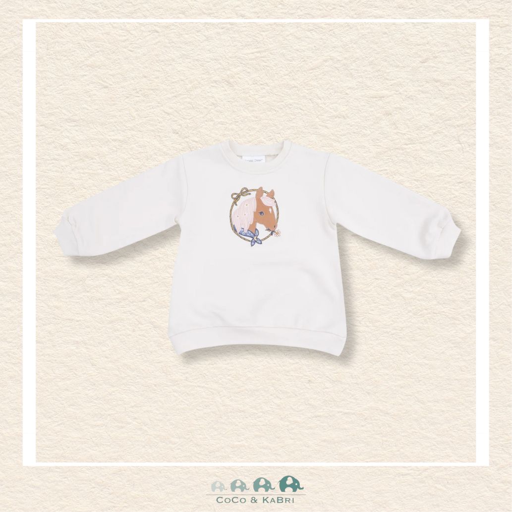 Angel Dear: Oversized puff Sleeve Sweatshirt & Leggings, CoCo & KaBri Children's Boutique