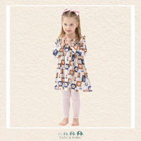 Angel Dear: Patchwork Cowgirl - Ruffle Dress and Rib Legging, CoCo & KaBri Children's Boutique