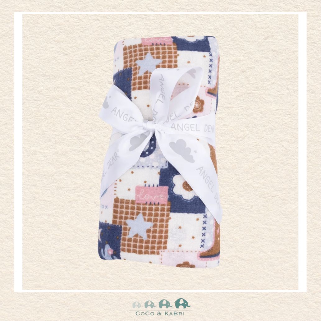 Angel Dear: Patchwork Cowgirl - Swaddle Blanket, CoCo & KaBri Children's Boutique