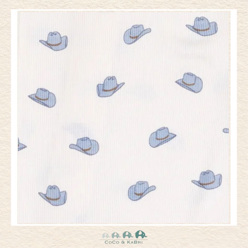 Angel Dear: Petite Cowboy Hats - 2 Way Zipper Footie, CoCo & KaBri Children's Boutique