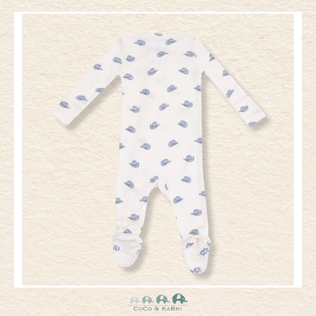 Angel Dear: Petite Cowboy Hats - 2 Way Zipper Footie, CoCo & KaBri Children's Boutique