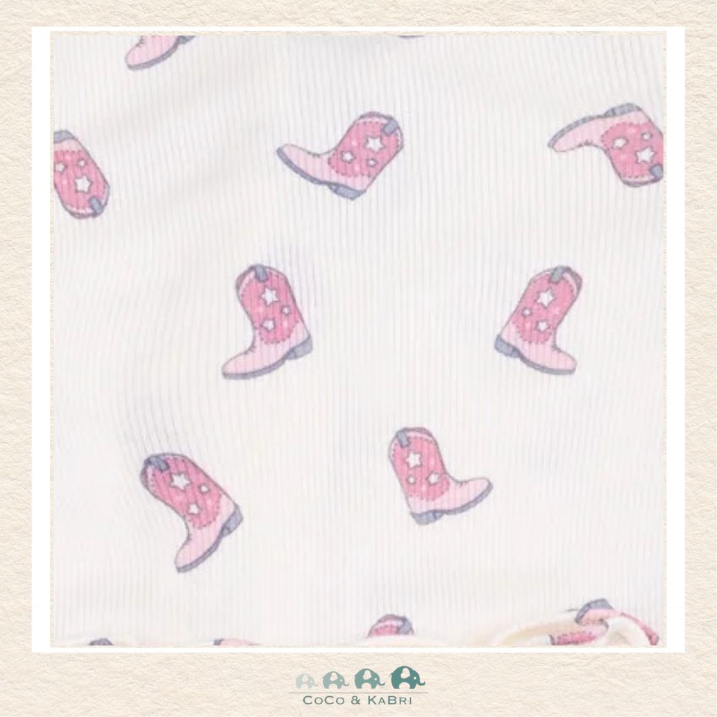 Angel Dear: Petite Cowgirl Boots - Swaddle Blanket, CoCo & KaBri Children's Boutique