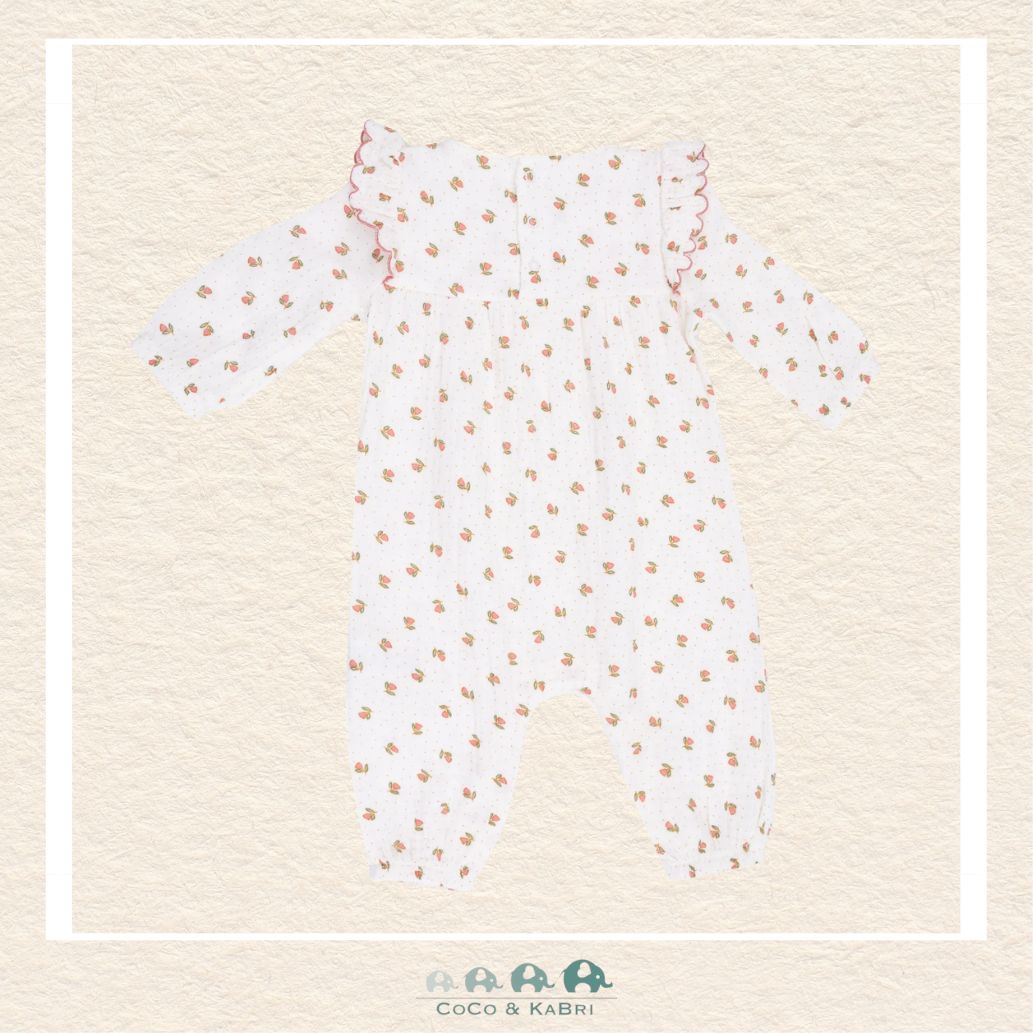 Angel Dear: Petite Pointe Fleur - Petal Ruffle Romper, CoCo & KaBri Children's Boutique